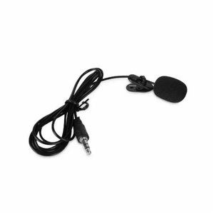 1pc Mini Portable Microphone Condenser Clip-on Lapel 3.5mm